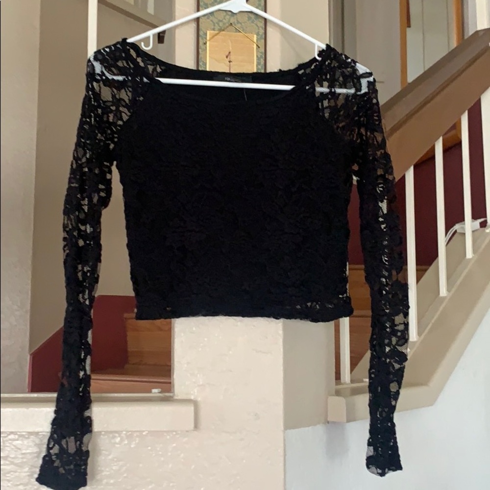 Forever 21 lace crop